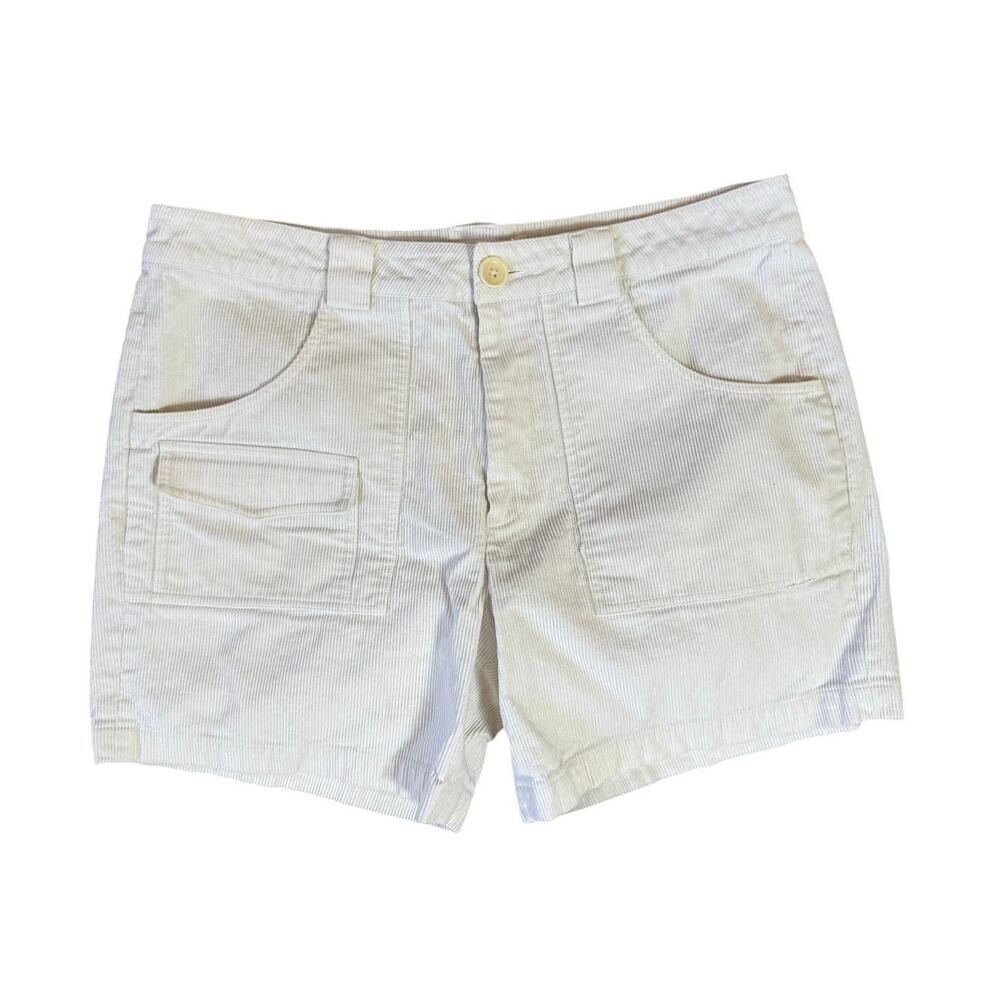 Entireworld. Men's Vintage Corduroy Shorts in Cream Size 34